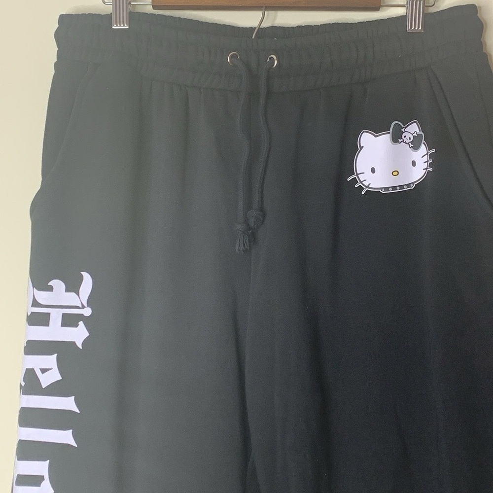 Dolls Kill Hello Kitty 3 Piece Sweatpants Sweatshirt XXL Emily the Strange Tote - Picture 8 of 17